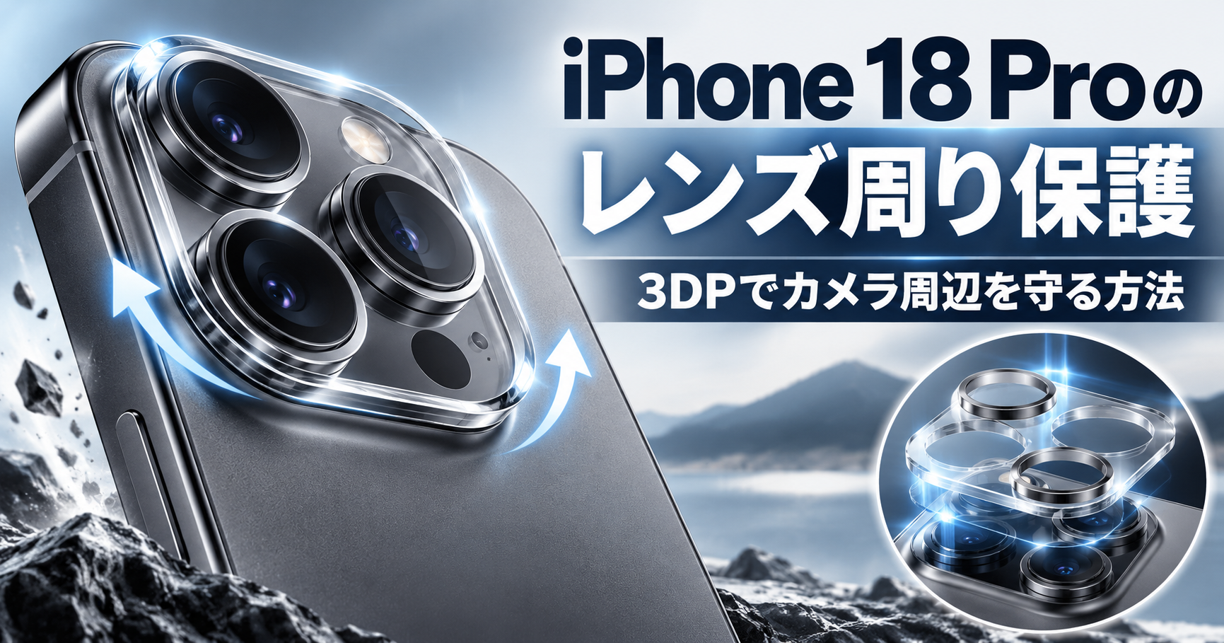iPhone 18 Proのレンズ周り保護｜3DPでカメラ周辺を守る方法